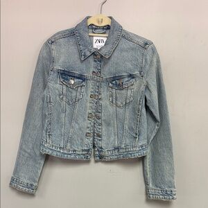 Zara Women's Light Blue Jean Jacket